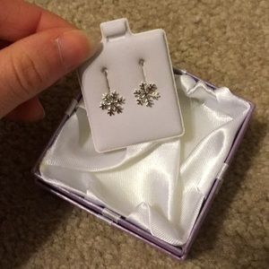 snowflake earrings